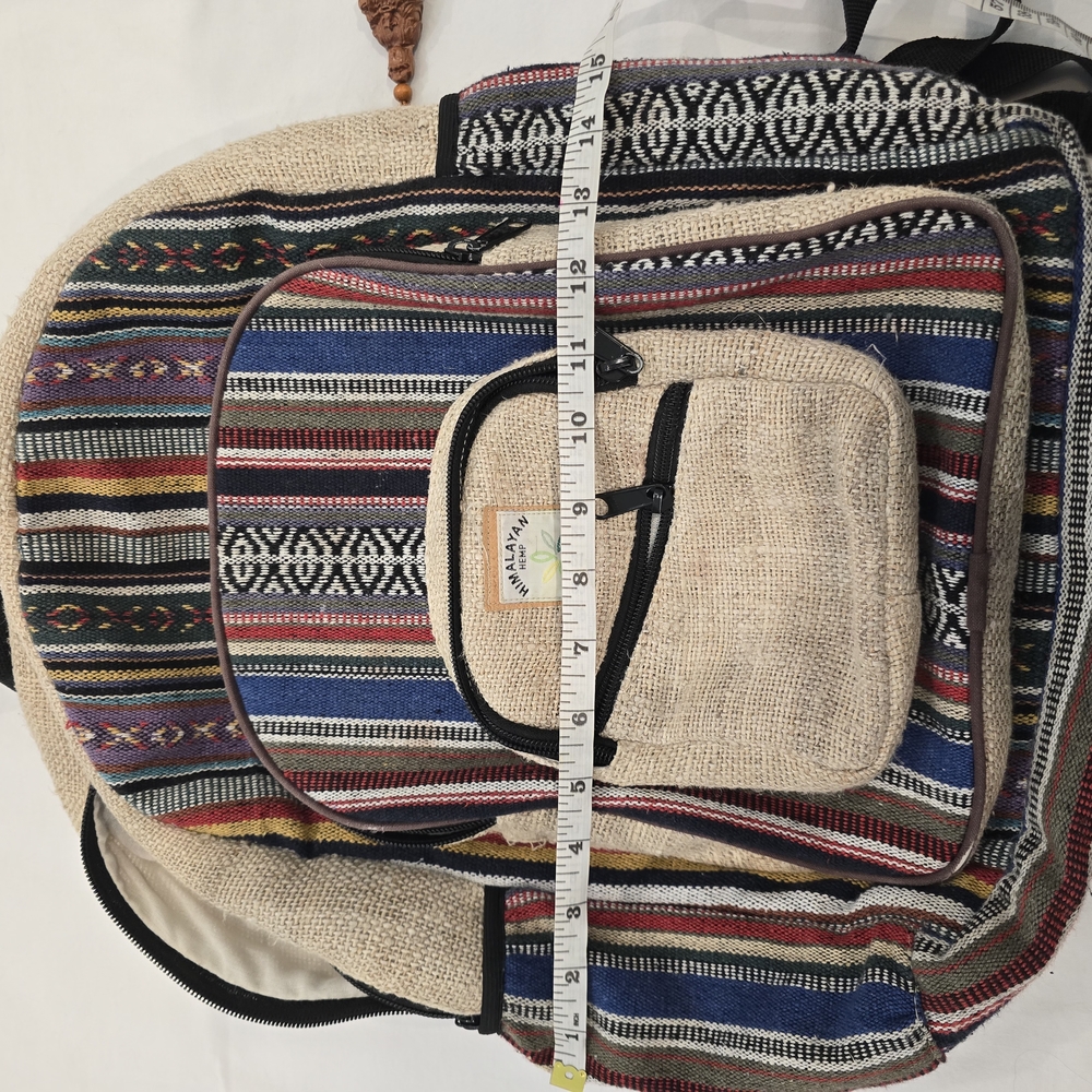 Hand Crafted Multicolor Backpack - image 8